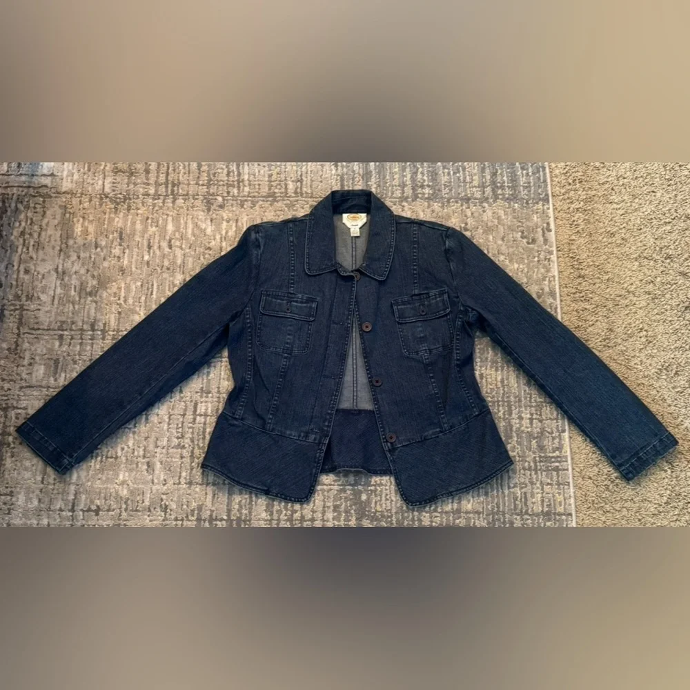 Talbots Stretch Denim Jacket - Picture 1 of 2